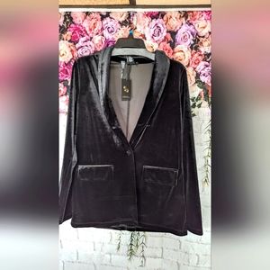 NWT simply Jules velvet blazer